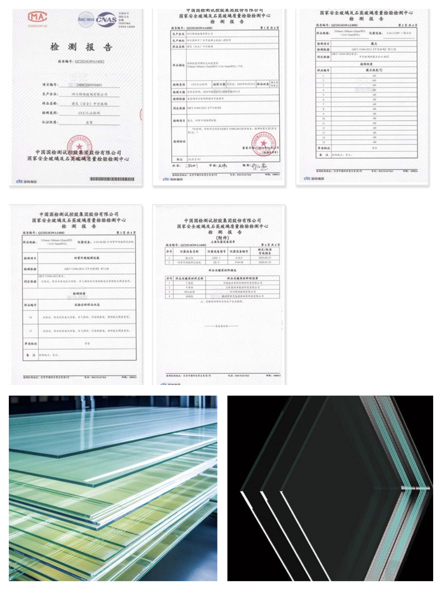 Glass Test Report